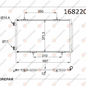 KLIMA RADYATORU B.M 301 / C-ELYSEE 2012-