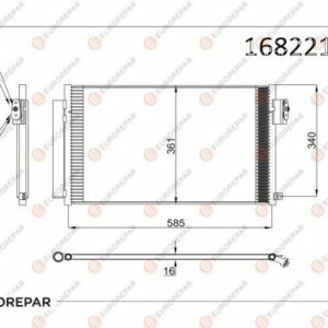KLIMA RADYATORU EGEA 500L 1,4 16V 15-