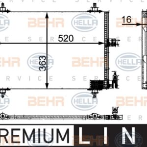 KLIMA RADYATORU PARTNER/PARTNER TEPEE/BERLINGO 02-15
