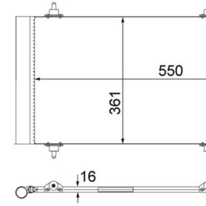 KLİMA RADYATORU SCUDO III EXPERT III JUMPY IIII 1,6 2,0 MJET HDI 07-