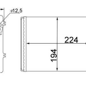 KALORİFER RADYATÖRÜ ALBEA / PALIO / STRADA 96-03