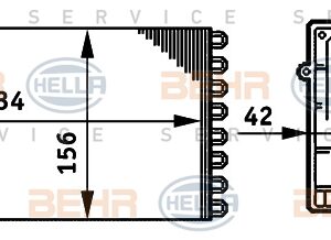 KALORIFER RADYATORU GOLF4-BORA-A3-TOLEDO-OCTAVIA 97-04