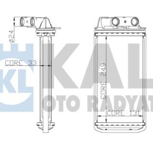 KALORIFER RADYATORU 1 SIRA ALB SI ALBEA PALIO 1,3 MJT 02-
