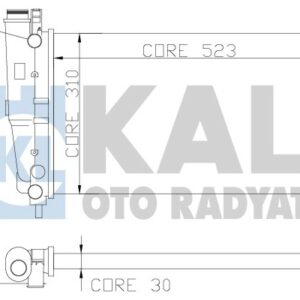 SU RADYATÖRÜ 1,4 IE UNO 70 92-