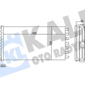 KALORIFER RADYATORU (MANUEL KLIMA ) 307/C4 02-