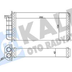 KALORİFER RADYATÖRÜ ALFA ROMEO 145 / 146 – FIAT BRAVO I-II / BRAVA / MAREA 99-10