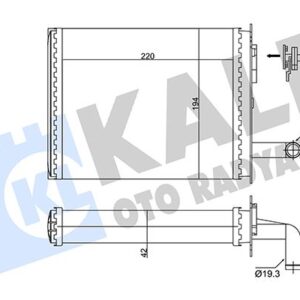 KALORİFER RADYATÖRÜ ALBEA / PALIO / STRADA 97-03