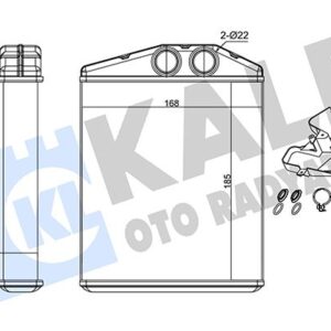 KALORİFER RADYATÖRÜ AL/BRZ VECTRA C SIGNUM 02-08