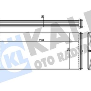 KALORIFER RADYATORU 407 / C5 III (X7) 04-