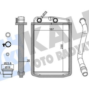 KALORIFER RADYATORU BRAZING DUCATO III BOXER III JUMPER III 2,2 2,3 JTD 06-