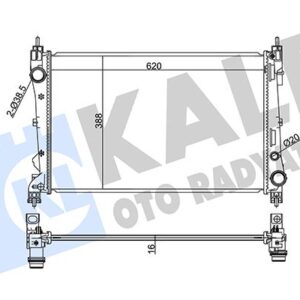 SU RADYATÖRÜ BRAZING DOBLO III COMBO D 1,3 MJET 09-