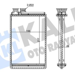 KALORIFER RADYATORU 407 / C5 III (X7) 04-