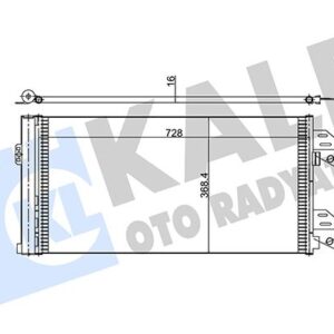 KLIMA RADYATORU BRAZING DUCATO III BOXER III JUMPER III 2,0-2,2-2,3-3,0 MJET 06-