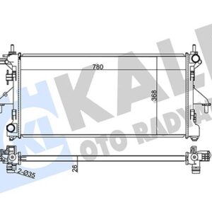 SU RADYATOR BRAZING DUCATO III BOXER III JUMPER III 2,2-2,3 JTD 06-