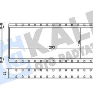 KALORIFER RADYATORU 3008/5008/EXPERT/TRAVELLER/RIFTER/C5 AIRCROSS 16-