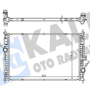 SU RADYATORU 3008 II/5008 II/C5 AIRCROSS/RIFTER/DOBLO V 1.5 HDI 18-