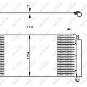 KLIMA RADYATORU LINEA 1,3 MJET 1,4 07-