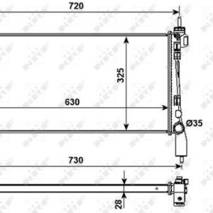 SU RADYATORU BIPPER / NEMO / FIORINO 1.3/1.4 HDI 08- (BRAZING)