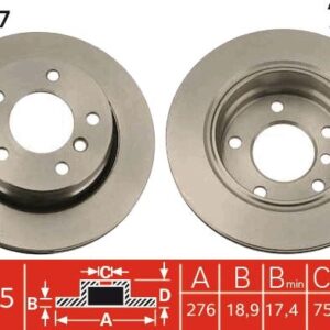FREN DISKI ARKA TAKIM E36-E46 95-05