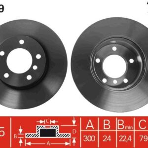 FREN DISKI ON TAKIM E81-E82-E87-E88-E90-E91-E92-E93 05-11